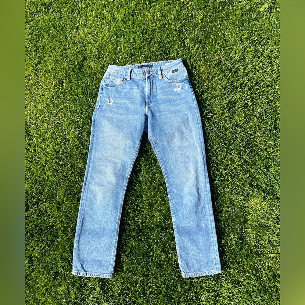 Mavi High Rise Slim Straight Jeans